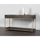 Rebel 63 X 17.75 inch Gold / Charcoal Grey Console Table with Drawers